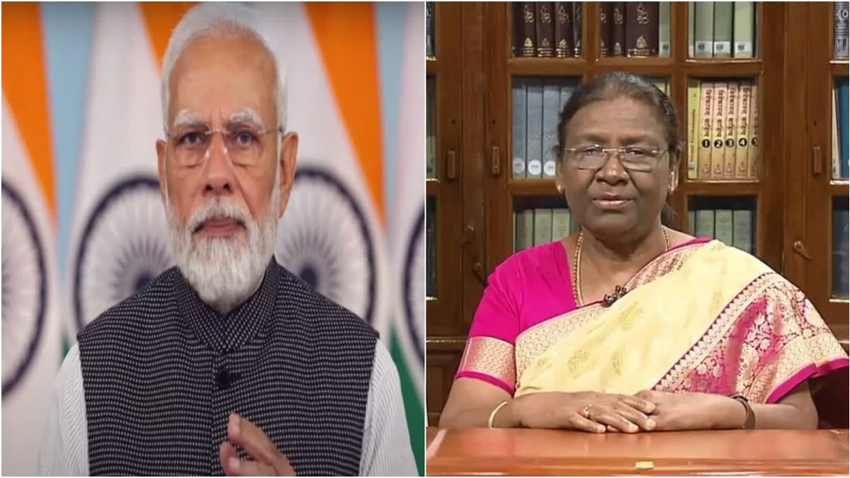 presidentdroupadimurmuwritestopmmodiontheeveofpranpratishthaatshrirammandirinayodhyadhamsendingherheartfeltwishes