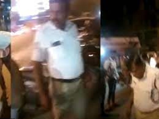 bengaluru:trafficpoliceasisuspendedafterkickingwoman