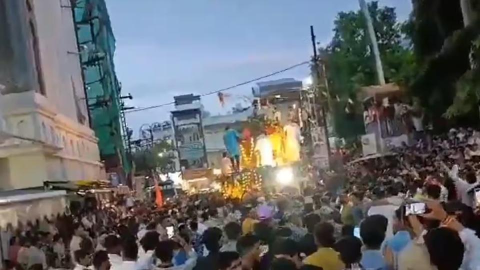 Slipper thrown at Shahi Masjid during Jagannath Rath Yatra in Ujjain, MP