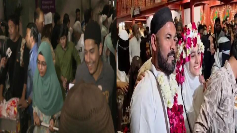 Families reunite at Ahmedabad airport as 200 Indians return from Jeddah 