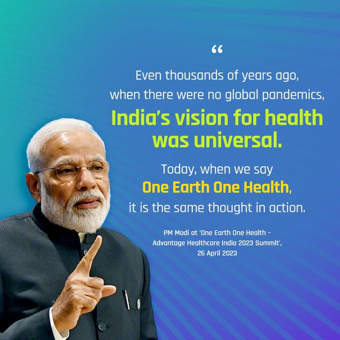 pmnarendramodisaysindia’svisionforhealthcareisuniversal