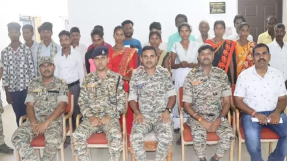 Five women among 20 Naxalites surrender in Chhattisgarh
