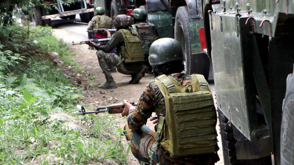 Security Forces Neutralise Terrorists In Jammu And Kashmir Gun Fight
