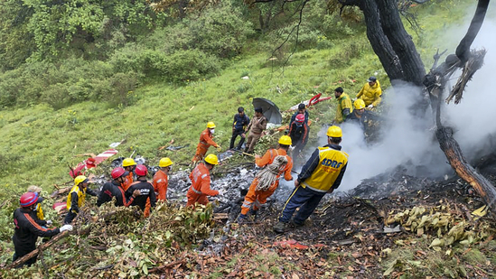 All seven persons onboard killed in helicopter crash near Gaurikund in Kedarnath 