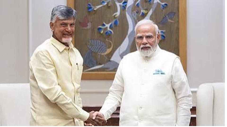 Naidu Hails PM Modi As He Completes 25 Years In Office