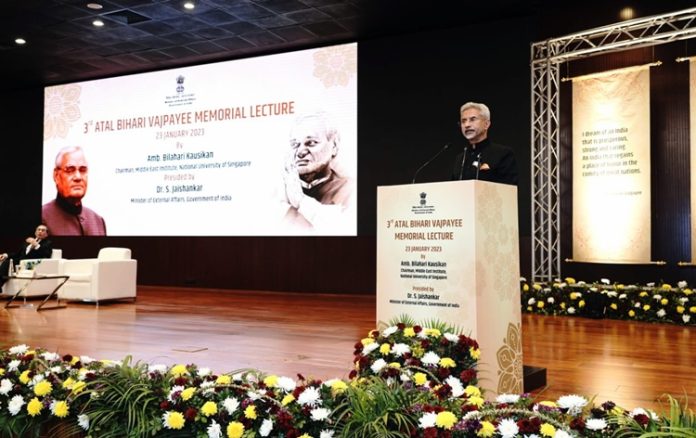 eamdrsjaishankaraddresses3rdatalbiharivajpayeememoriallectureinnewdelhi