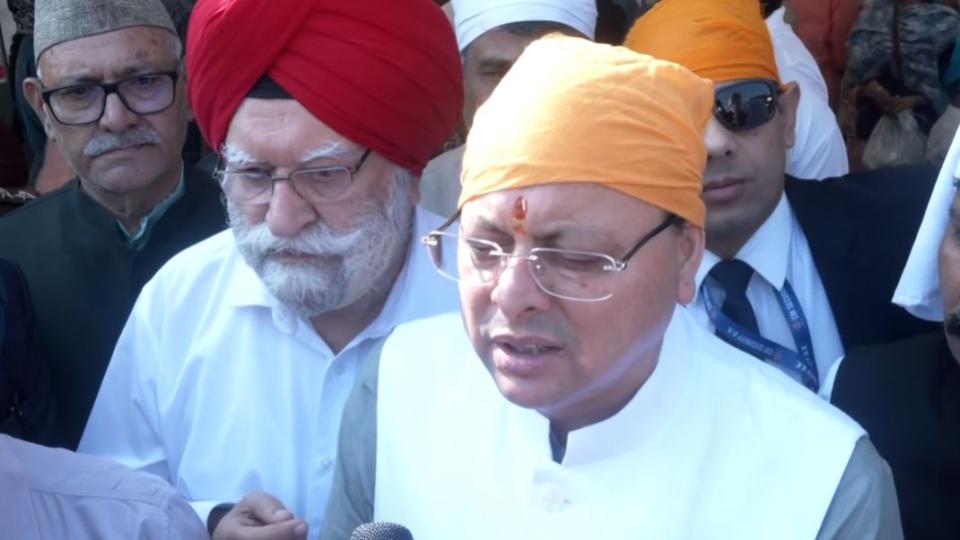 uttarakhandcmvisitsgurdwarashrigurusinghsabhaindehradun