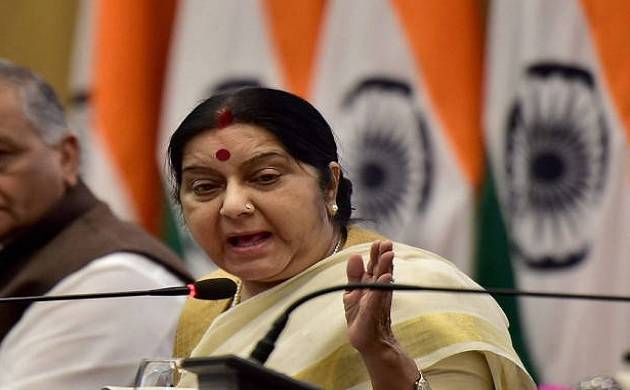 dialoguewithpakcanstartthedayitstopsterror:sushmaswaraj