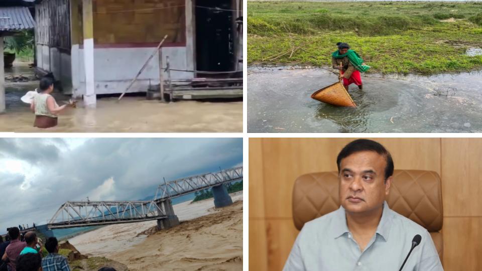 Assam CM Himanta Monitors Flood Situation And Train Services
