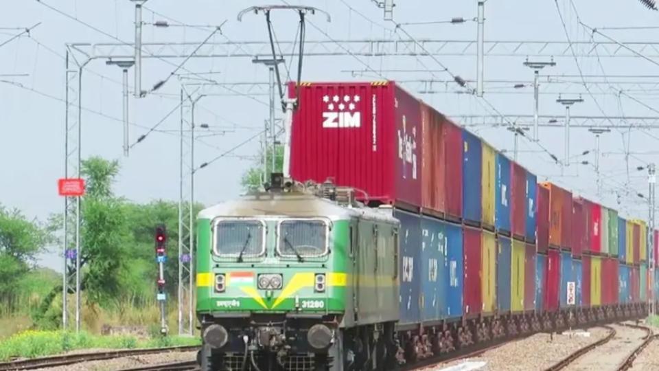 Indian Railways Launches First Transit Time Container Train Between Delhi And Kolkata