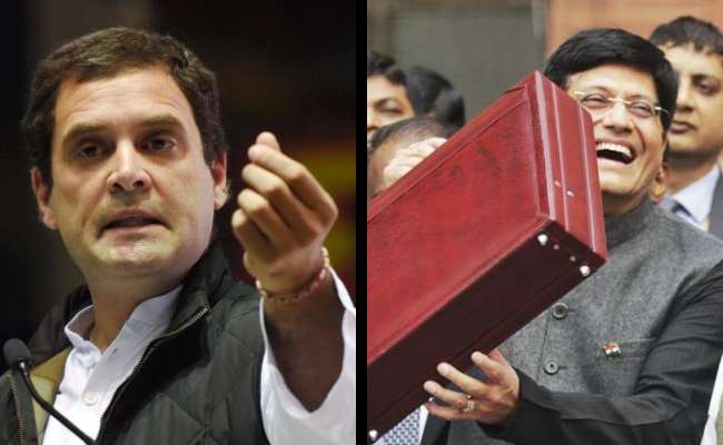 budget2019:givingrs17adayaninsulttofarmerssaysrahulgandhi