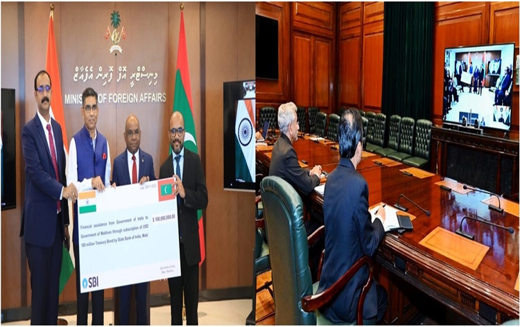 indiaextendsfinancialassistanceof100millionusdollarstomaldives