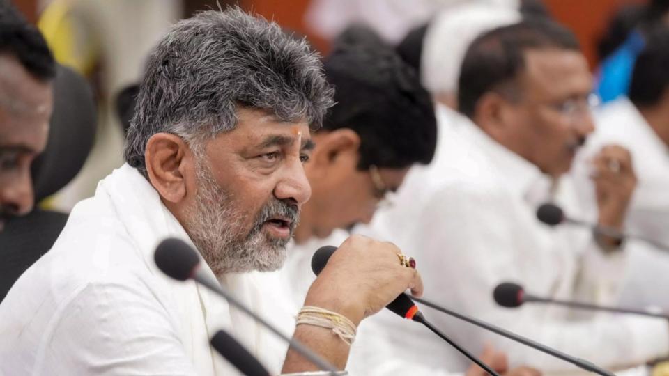 Karnataka CM Shivakumar Slams BJP Over Farmers Welfare