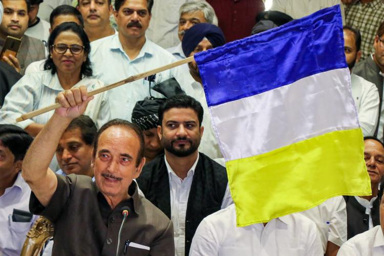 Ghulam Nabi Azad launches Democratic Azad Party in J&K