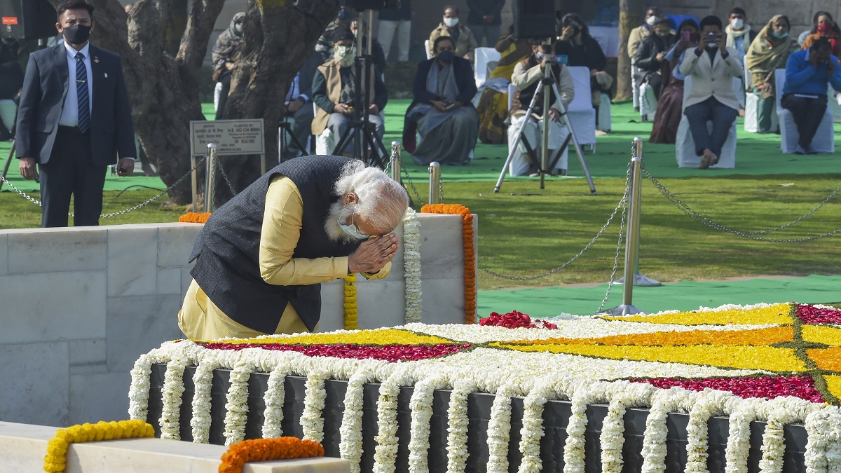 pmmodipaystributestomahatmagandhiondeathanniversary
