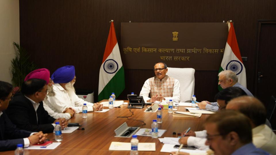 Agriculture Minister Chouhan Reviews GST Cut On Farm Equipment