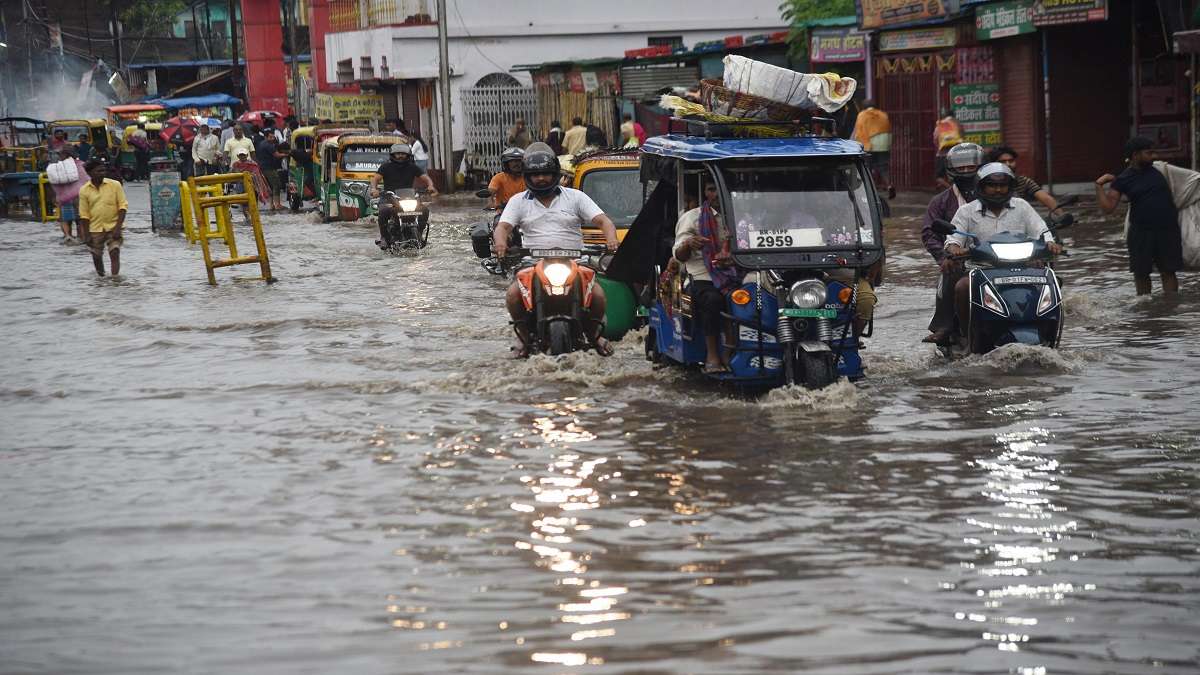 Heavy rainfall in Bihar disrupts normal life
