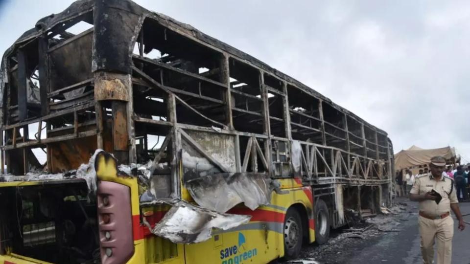 Police books a case against two bus drivers 