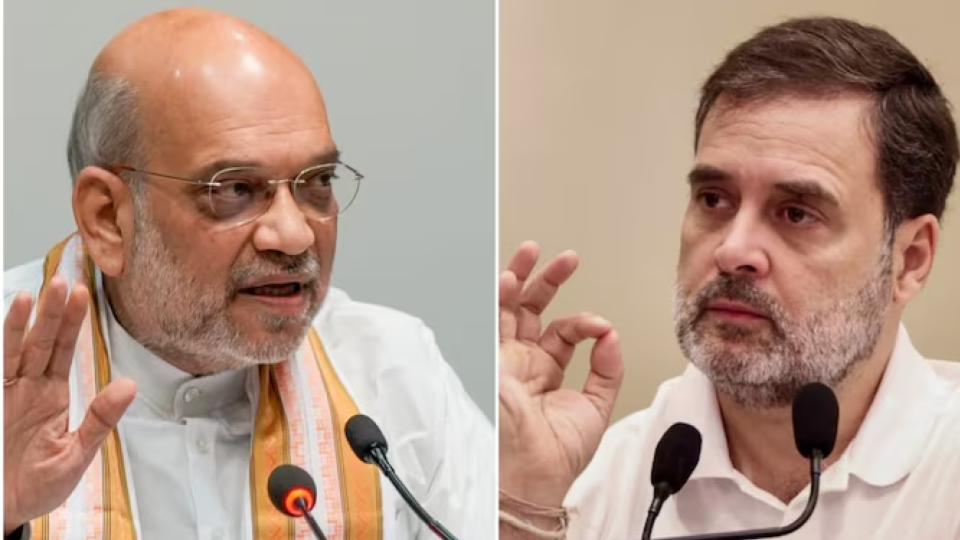 Rahul questions Shah over alleged firing at students 