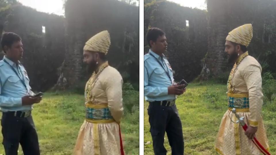 mandressedlikeshivajimaharajdeniedentrytovasaifort