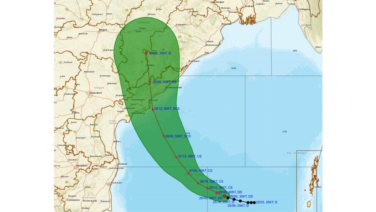 Cyclone Montha to hit Andhra Pradesh on Oct 28: IMD