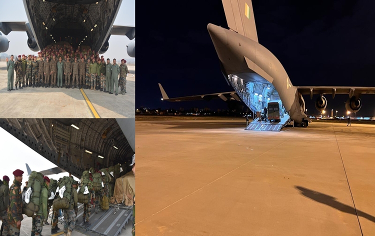 India sent four C-17 planeloads of relief material, equipment & personnel, weighing over 108 tons to earthquake hit Turkiye as humanitarian assistance