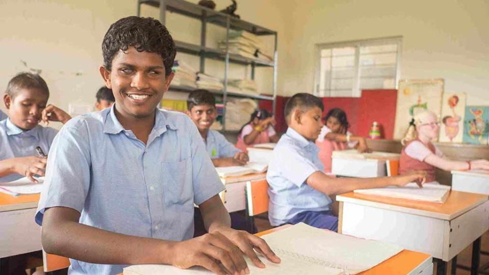 Nine visually impaired students of blind school clear class 10 exam in Odisha