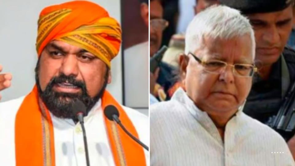BJP charges Lalu with insulting Babasaheb Ambedkar