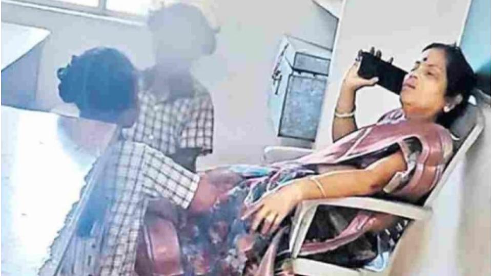 Andhra Teacher Gets Foot Massage From Students, Suspended
