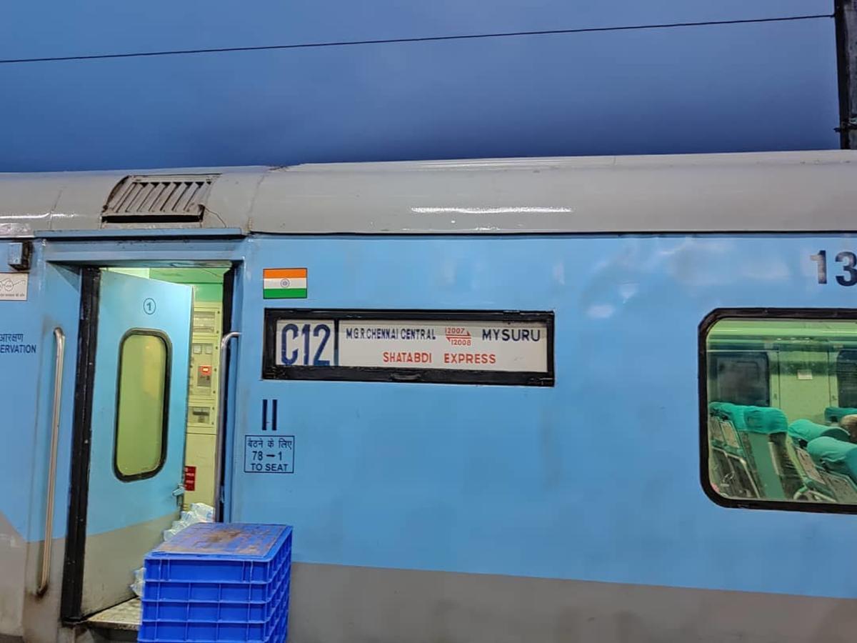 chennaimysorechennaishatabdiexpresssbecomesfirstimscertifiedtrain