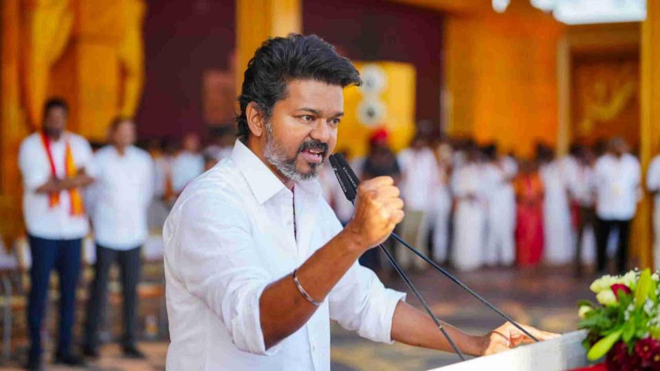 Vijay Slams DMK over Restrictions on TVK Meetings