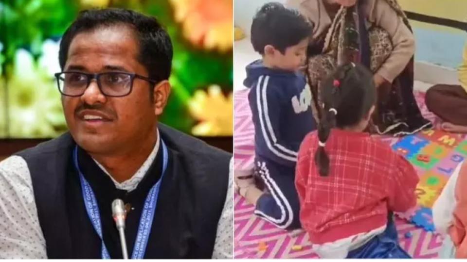 IAS Officer Enrols Daughter at Anganwadi Centre in Madhya Pradesh
