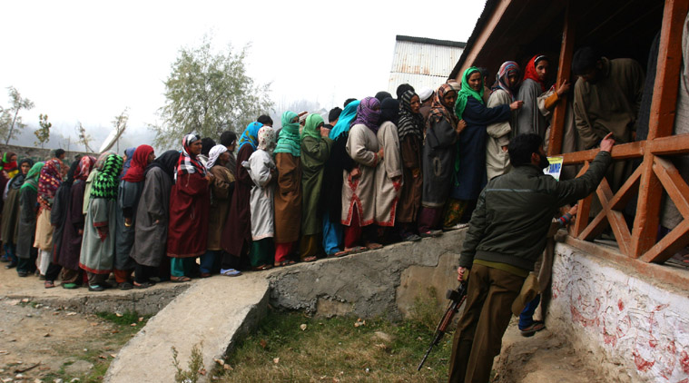 sixthphaseofpanchayatelectionsbeginsinjk