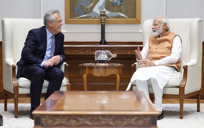 NXP Semiconductors CEO Kurt Sievers meets PM Narendra Modi
