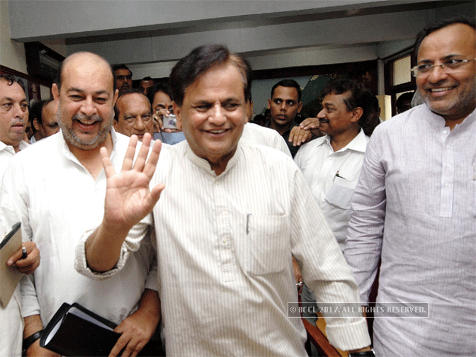 ahmedpatelwinsgujaratrajyasabhathirdseat