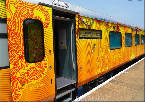 ahmedabadmumbaitejasexpressskipsandherihaltwesternrailwayprobeon