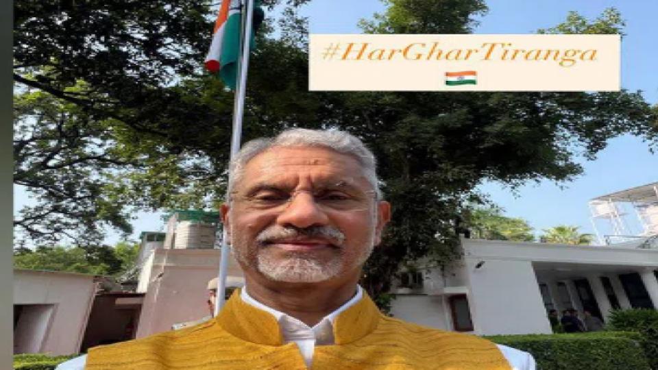 Jaishankar joins Har Ghar Tiranga campaign 