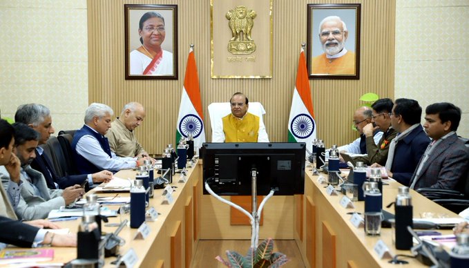delhilgvinaikumarsaxenachairsahighlevelmeetingtoreviewtakestockofpreparationsinnationalcapitalinrunuptog20summit