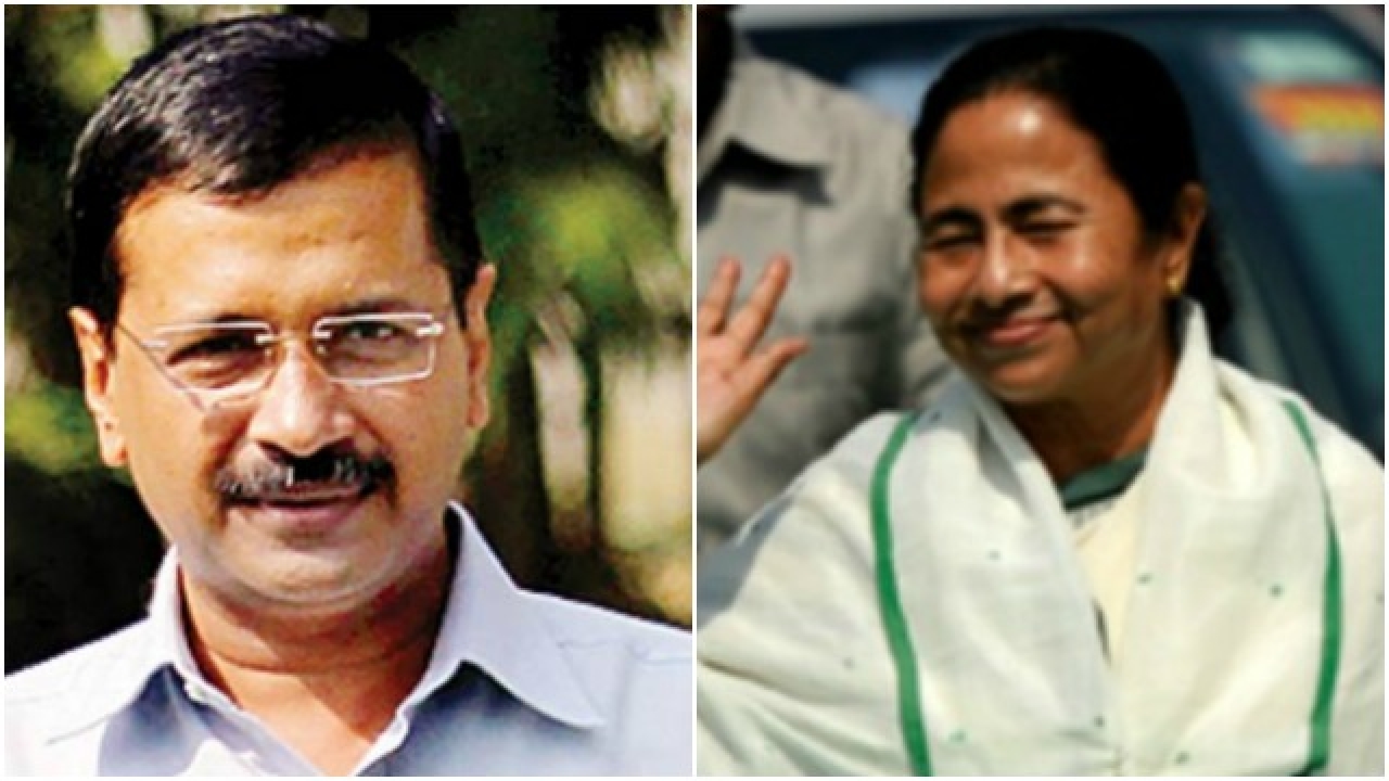 delhipolls:mamatacongratulateskejriwal