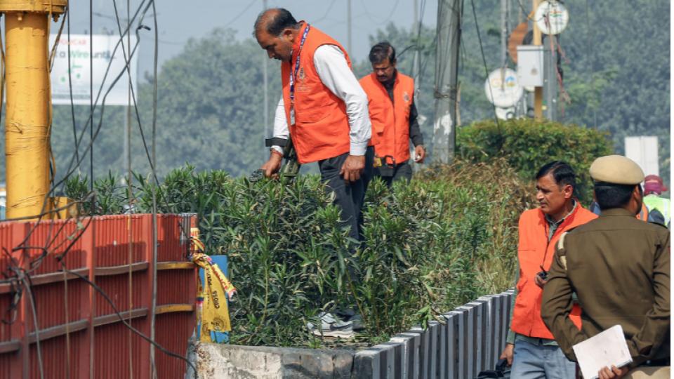 9mm cartridges found Red Fort Blast Site, no weapon recovered