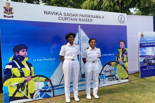 indiannavyofficerstocircumnavigatetheglobeinnavikasagarparikramaiiexpedition