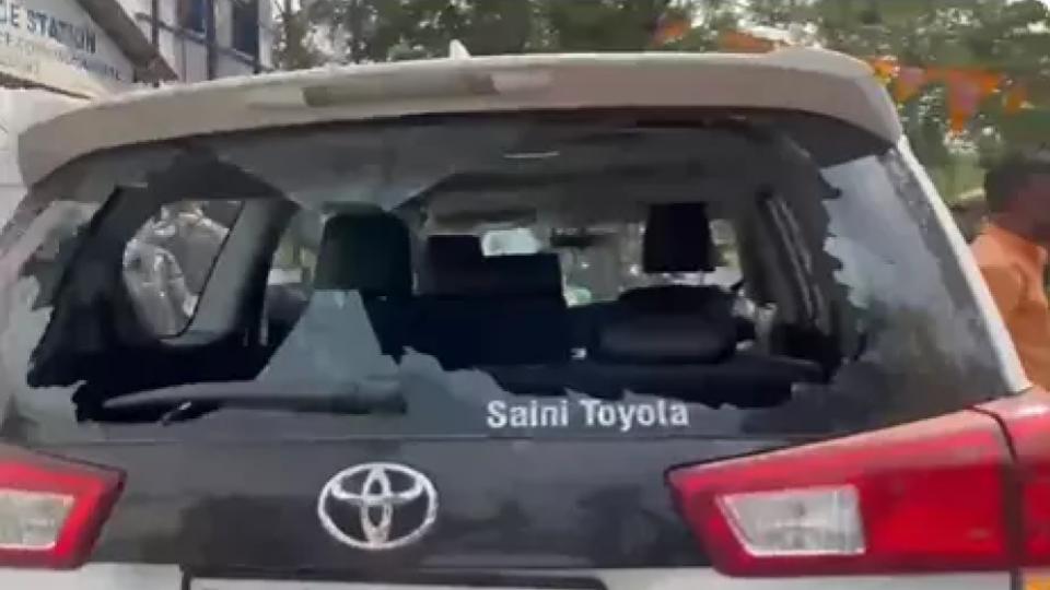 BJP MLA Agnimitra Paul’s Car Attacked in Asansol 