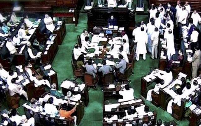 loksabhaadjournsforthedayamidoppositionuproar