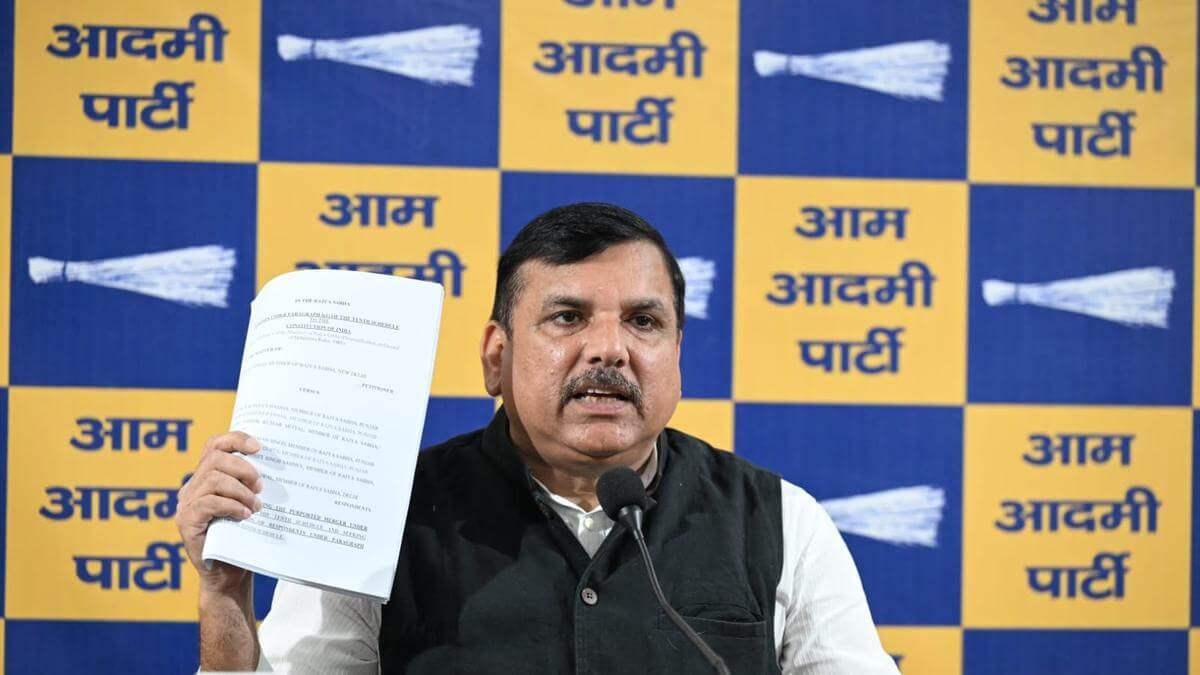 Terminate all seven MPs who joined BJP: AAP submits petition to Rajya Sabha Chairman