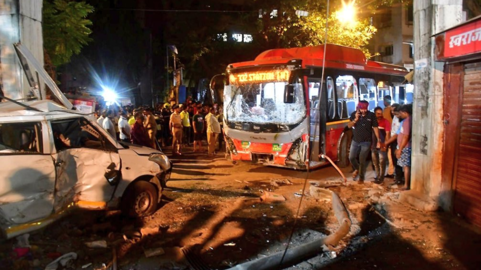 BEST Bus Rams into Pedestrians in Mumbai, 4 killed and 9 injured