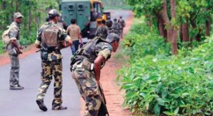 crpfjharkhandpolicecarryspecialantimaoistoperationsinsinghbhumjharkhand