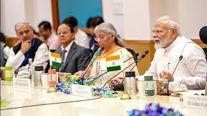 pmmodimeetseminenteconomistsatnitiaayogaheadofunionbudget