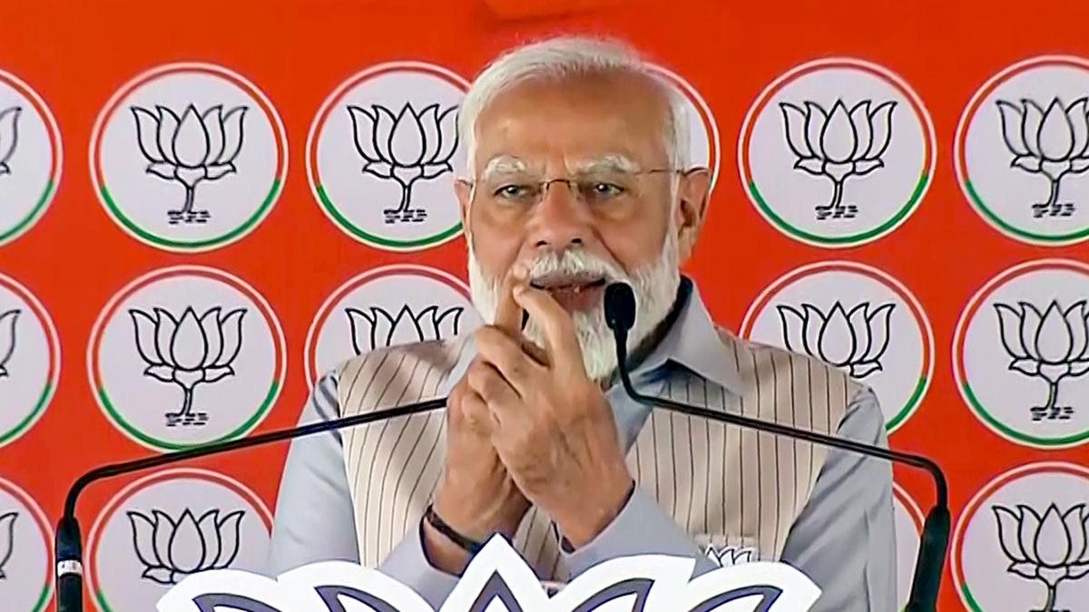 PM Modi alleges that the manifesto of Congress has a reflection of the Muslim League