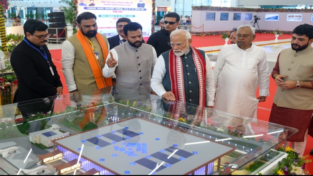 PM Modi inaugurates new terminal building of Patna airport