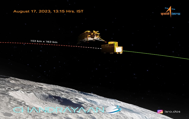 chandrayaan3missionachievesanotherhistoricfeatwithsuccessfulseparationoflandermodulefrompropulsionmodule